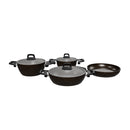 KARACA BIOGRANIT BLACKGOLD Batterie de cuisine 7 pièces