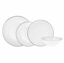KARACA ALICIA Service de table platinium 24 pièces 6 personnes Karaca Alicia 24 Parça 6 Kişilik Porselen Platinium Yemek Takımı