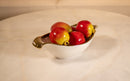 TREND HOME COLLECTION BOWL Assiette de service creuse en porcelaine blanc/doré 32 cm TREND HOME COLLECTION BOWL  Beyaz/dore  poreselen servis  tabağı derin TREND HOME COLLECTION BOWL  Tiefer Servierteller aus weißem/goldenem Porzellan