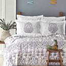 KARACA HOME  NERY Set de couvre lit capitonné pourpre  2 personnes KARACA HOME  NERY  Mürdüm kapitoneli çift kişilik yatak örtüsü set  KARAOKE-HEIMATWERKSTATT  Lila gesteppte Doppelbettdecke