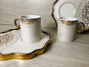 ACAR ISABEL Kaffeetassen aus Porzellan 6 Personen 