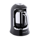 KORKMAZ KAHVEKOLIK COFFEE MAKER Krom siyah otomatik kahve makinesi