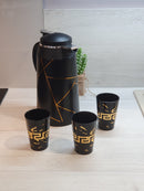 TREND HOME COLLECTION Schicke Thermoskanne mit goldenem Muster﻿﻿ 