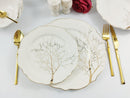 ZELLERFELD BLOOM Tafelservice Motiv Goldener Baum 27 Teile 6 Pers.