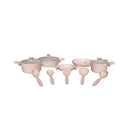 KARACA BIOGRANIT ROSEGOLD NEU 13-tlg. Kochgeschirr-Set mit Induktionsboden