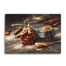 BELLART - Zimt - Glasschneidebrett mit UV-Druck 35x25 cm