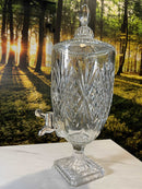 Bella Home Fontaine à boisson 5L en cristal texture à relief - cam İçecek dispenseri