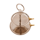 KARACA BIRDY Présentoir à 2 étages argenté KARACA BIRDY Gold 2 katlı ikramlık