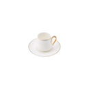 KARACA HELIOS Set de tasses à café 12 pièces 6 personnes - 6 Kişilik Kahve Fincan Takımı 85 ml