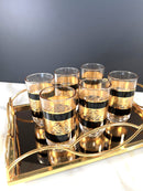 TREND HOME BLACK ORIENT Set von 12 Gläsern