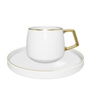 KARACA SATURN GOLD Kaffeetassen-Set 12-teilig für 6 Personen